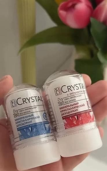 кристалы: Минеральный кристаллический дезодорант Crystal (стик) - 100% — 1