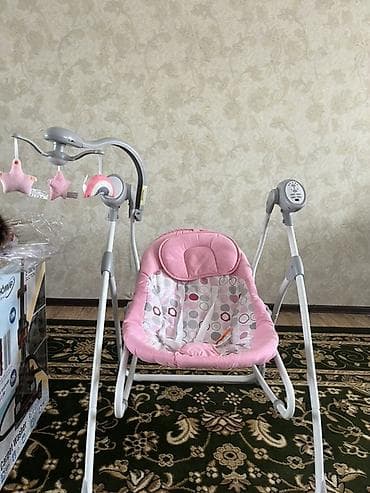 садовые качеля: Детские качели, Подвесные Для дома, Металл — 5