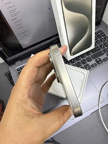 iphone 8s: IPhone 15 Pro Max, Б/у, 512 ГБ, Natural Titanium, Коробка, 84 % — 7