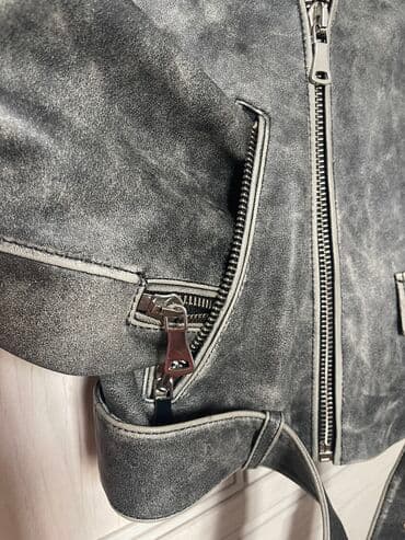 липотрим как отличить подделку: Кожаная куртка, Косуха, Натуральная кожа, Оверсайз, M — 2