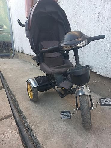 коляски zippy 3 в 1: Детский трехколесный велосипед‑коляска с родительской ручкой - — 3