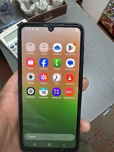 Мобильные телефоны и аксессуары: Samsung Galaxy A33 5G, Б/у, 128 ГБ, цвет - Черный, 2 SIM — 2