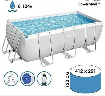 Спорт и хобби: Бассейн Power Steel Bestway 56456 - это компактный, функциональный и — 4