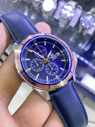 часы механические casio: Edifice Снова в продаже ! ___ Функции : секундомер, дата, подсветка — 1