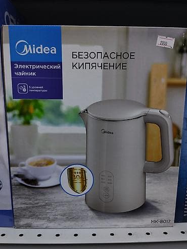 Электрический чайник Midea MK-8017 - Материал: нержавеющая сталь 304