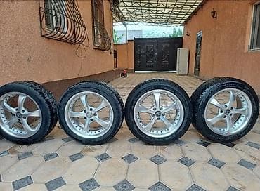 шины кудайберген: Дөңгөлөктөр монтажда 235 / 50 / R 18, Кыш, Колдонулган, Комплект, Жол тандабастар (АТ/МТ), Куйма, тешиктери - 5 — 1