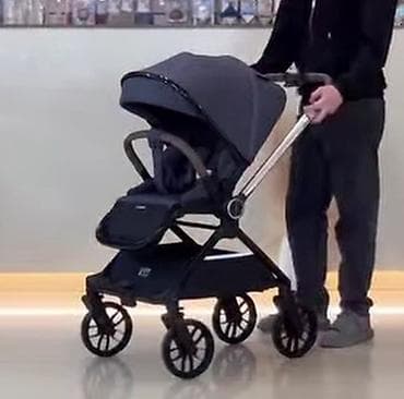 magic stick: Коляска, Другой бренд, цвет - Черный, Б/у, Самовывоз — 1