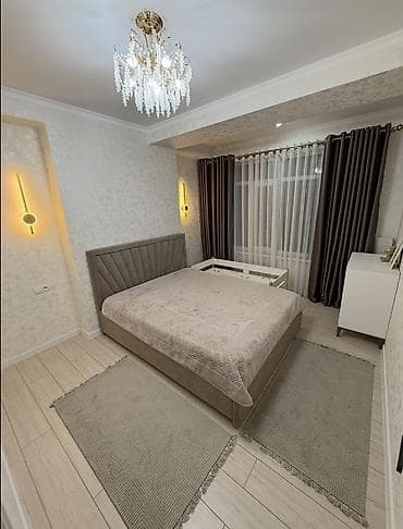 2 комнаты, 62 м², Аламедин-1 мкр 9 этаж, Евроремонт — 7