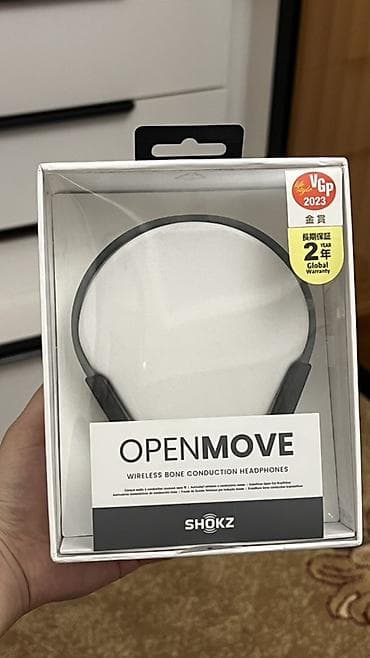 Костные наушники: Наушники Shokz OpenMove (Grey) — беспроводные наушники с костной — 4