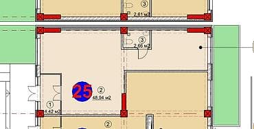 псо1: Продажа магазинов В жилом доме, 60 м², Готовая ПСО (под самоотделку), Отдельный вход, 1 этаж — 8