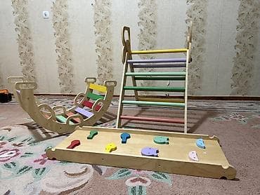 inversion stol: Детский спортивно-игровой набор из дерева Состав: - Треугольник — 3