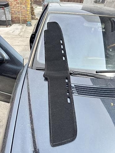 crv 2: Ворсовые Накидка на панель Mercedes-Benz, цвет - Черный, Б/у, Самовывоз — 3