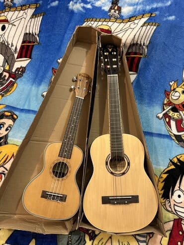 Гитара маленькая походная, новая. 3500 сом.

Укулеле б.у. 1500 сом