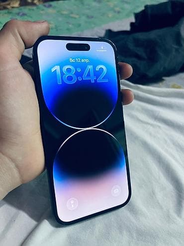 iphone 12 mini 64 цена в бишкеке: IPhone 14 Pro, Б/у, Черный, Чехол — 2