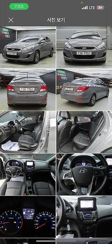 арзан машине: Hyundai Accent: 2019 г., 1.4 л, Автомат, Бензин, Седан — 10