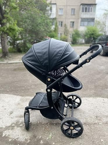 зебра: Прогулочная коляска с поворотным сиденьем - Компактная городская — 1