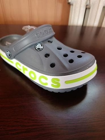 Сабо, 37.5, Crocs, Новый, цвет - Серый, Самовывоз