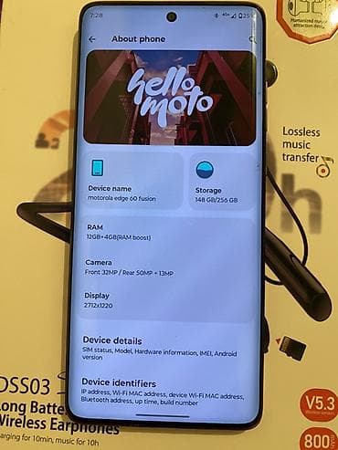 redmi note 10: Motorola Edge 50 Fusion, 256 ГБ, цвет - Розовый — 4