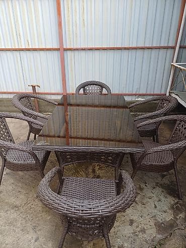 стол стулья для гостиной б у: Комплект садовой мебели, Кресла, Ротанг — 1