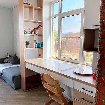 Кирпич, строительные блоки: Мебель на заказ, Спальня, Кухонный гарнитур, Шкаф, Кровать — 5