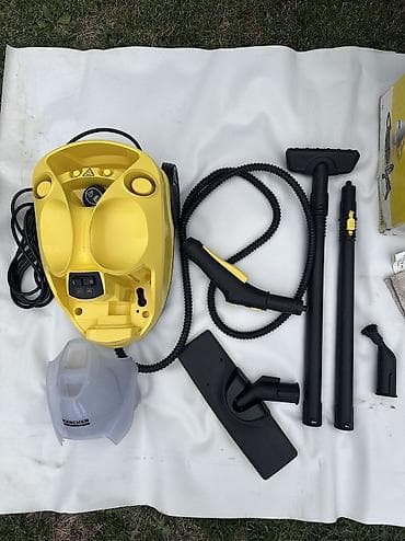 Паровой очиститель Karcher sc4 (желто‑серый корпус на колесах) с