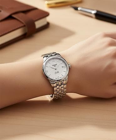 Классические часы часы, Tissot, Швейцария, Водонепроницаемые, Оригинал, Женские, Б/у