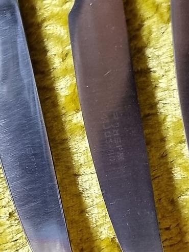 пользовались: СССР, МЕЛЬХИОРОВЫЙ Столовый набор в подарочном футляре Обсолютно — 9