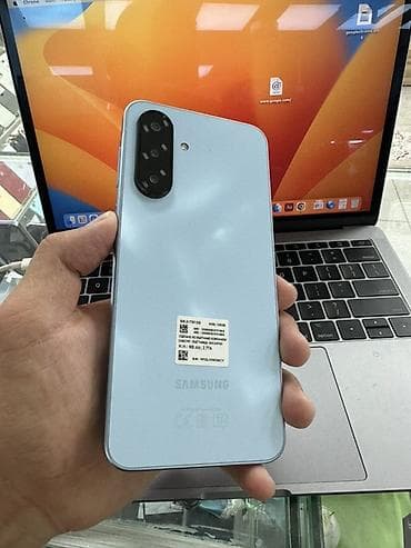 redmi a2 plus: Samsung Galaxy A17, Б/у, 128 ГБ, цвет - Голубой, 2 SIM — 1