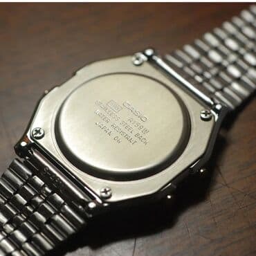 умные часы новый: Casio vintage модель a159wa-n1 сборка япония ___ функции  — 4