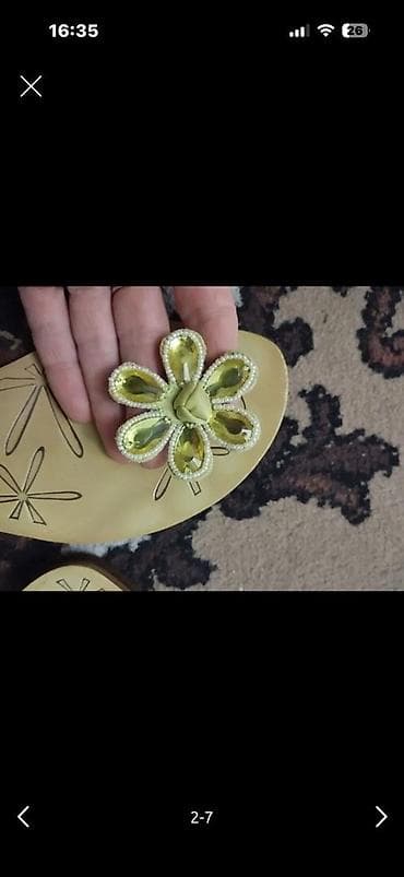 часы гесс: Сандали кожа с Европы качественные, вышито из бисера — 2