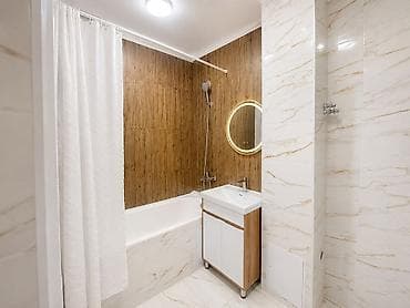 балыкчы кв: 3 комнаты, 68 м², 5 мкр 106 серия, 9 этаж, Дизайнерский ремонт — 4
