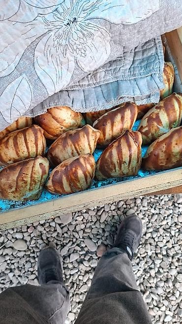 пироги на заказ: Домашняя выпечка и горячие блюда - Пирожки румяные, запечённые — 1