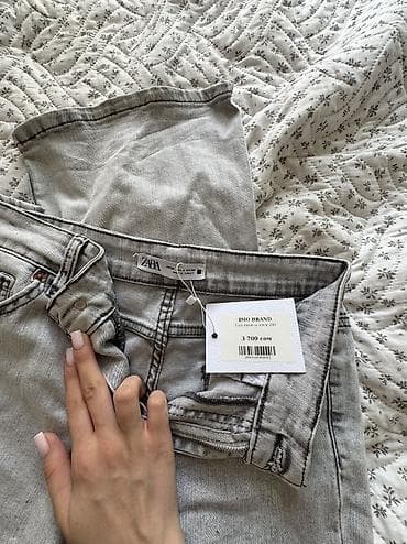 zara мужское: Джинсы, Клеш, Zara, Турция, Средняя талия, S — 2