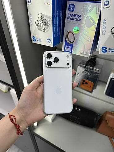iphone 3: IPhone 17 Pro Max, Новый, 256 ГБ, Белый, Защитное стекло, Чехол, В рассрочку, 100 % — 2