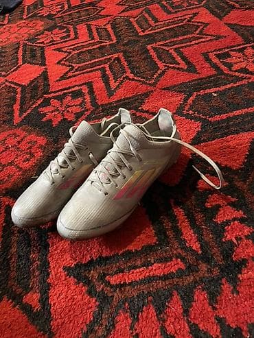 триколор: Футбольные бутсы Adidas X (серия speed) для натурального газона. - — 2