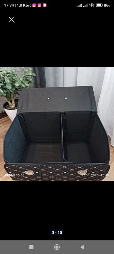 бокс органайзер: Органайзер Для багажника, цвет - Черный, Новый, Самовывоз, Платная доставка — 3