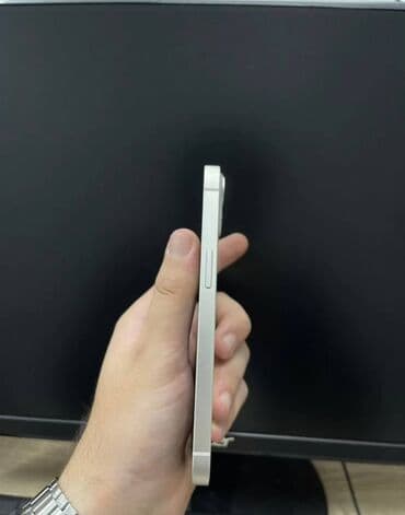 купить айфон 5 с: IPhone 13, Колдонулган, 128 ГБ, White Titanium, Коргоочу айнек, Кабель, 71 % — 2