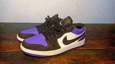 Мужская обувь: Мужские кроссовки, 41, Nike, Б/у, цвет - Фиолетовый, Платная доставка — 2