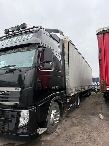 Тягач, Volvo, Тентованный