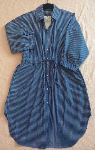 женская джинсовая одежда больших размеров: Продается новое платье бренда Zara. Очень комфортное и стильное, не — 2