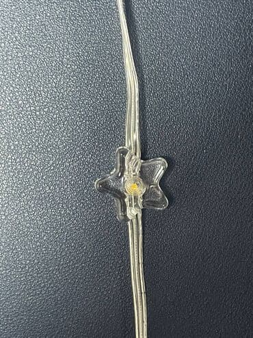 садовый светильник: Уличная гирлянда 50 м Светодиоды в форме звёздочек. Прекрасно — 5