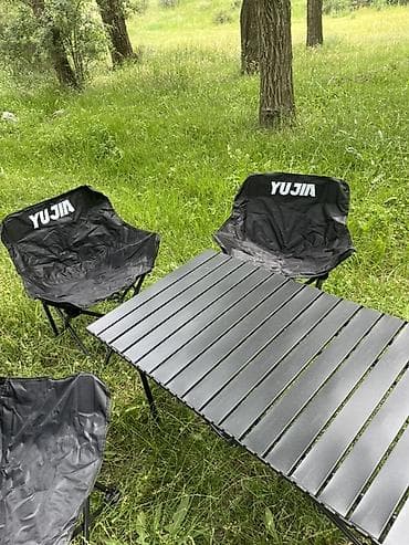 foldable table: Комплект походной мебели: складной стол + 4 кресла - Состав — 4