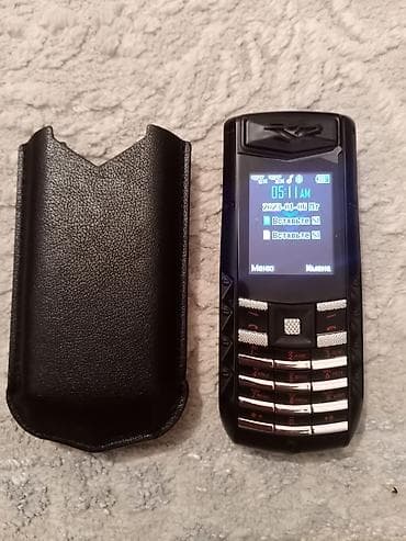 tekno spark: Кнопочный телефон Vertu-стиля с чехлом - Корпус: металлические и — 2