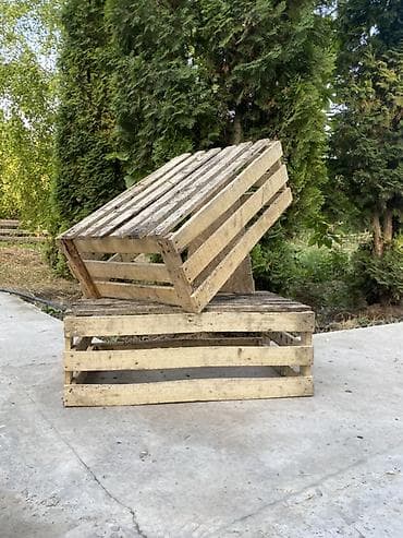 паллеты деревянные купить: Деревянный Ящик, Б/у — 2