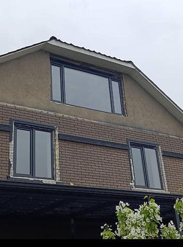 установка дверей кант: Алюминиевое окно на заказ, Тип окна: Витражные, Декоративные особенности: Фрамуга, Бесплатная установка, Без рассрочки — 3