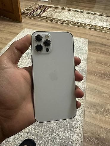 айфон даром: IPhone 12 Pro, Б/у, 128 ГБ, Белый, Чехол, 84 % — 1