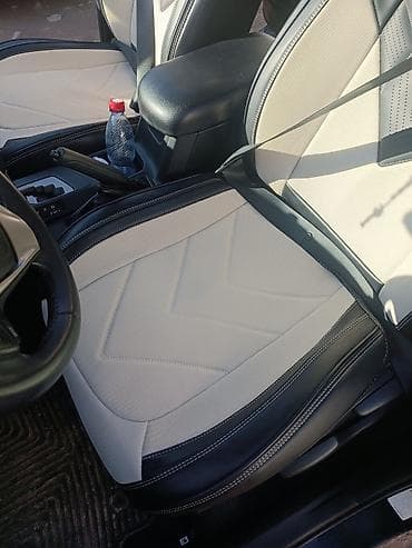 автомобильные сиденья бу: Чехлы Экокожа, С подушкой, цвет - Бежевый, BMW, Б/у, Самовывоз — 6