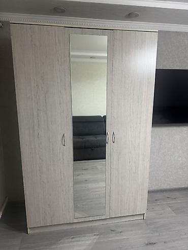 Шкафы: Шифоньер, шкаф для одежды, Прямой, ЛДСП — 1