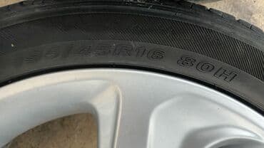 Колеса в сборе 195 / 45 / R 16, Лето, Б/у, Комплект, Легковые, Литые, отверстий - 4