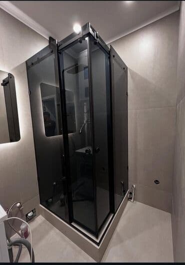 душили: Душевая перегородка с двойным раздвижным механизмом — максимум — 3